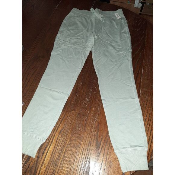 New XS Amazon Essentials Mint Bluish Green Athletic Casual Joggers Pants NWT - Picture 1 of 3